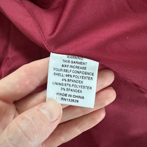 Revolve - Song of Style Savannah Oversized Blazer in Red Berry - Picture 3 of 5